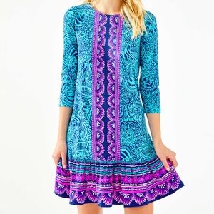 Lilly Pulitzer 🏝 Ophelia swing dress blue ocean
